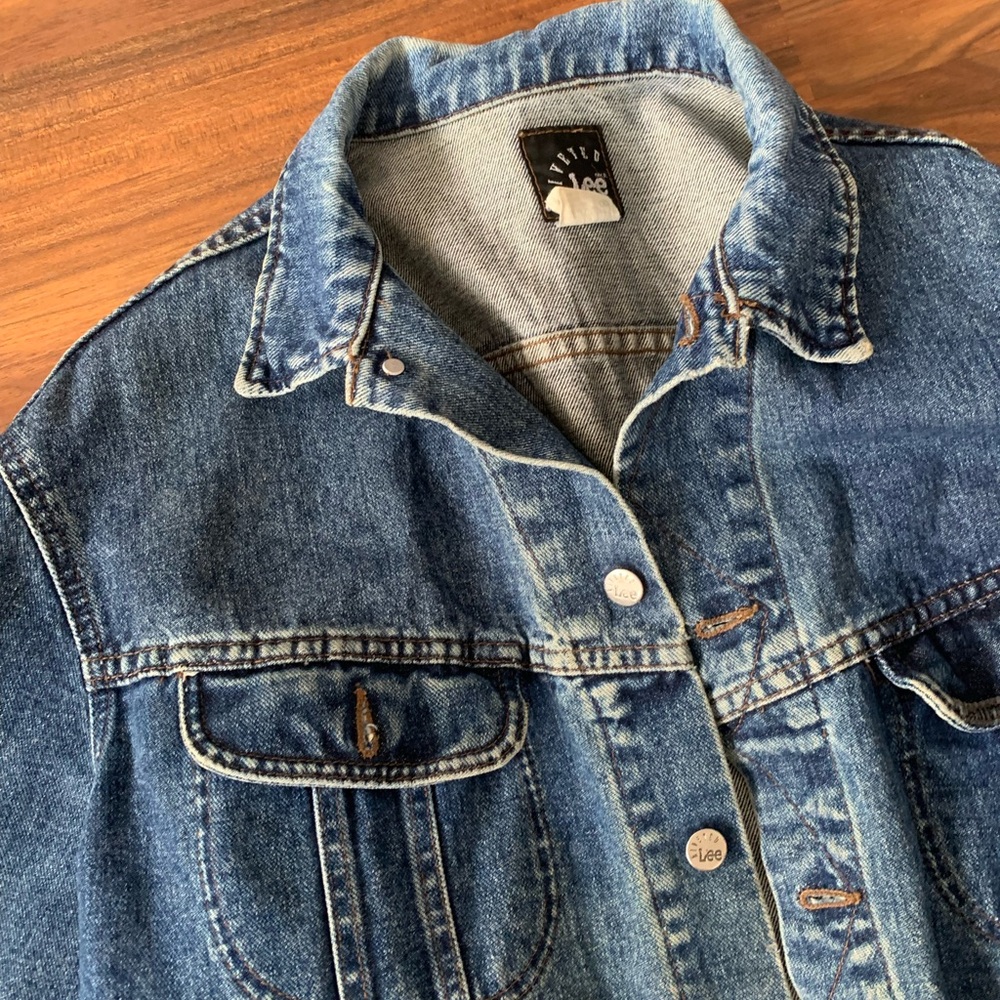 Vintage men’s Lee jean jacket..nicely worn in. - Picture 4 of 8
